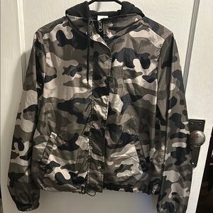 Camouflage Hooded Jacket